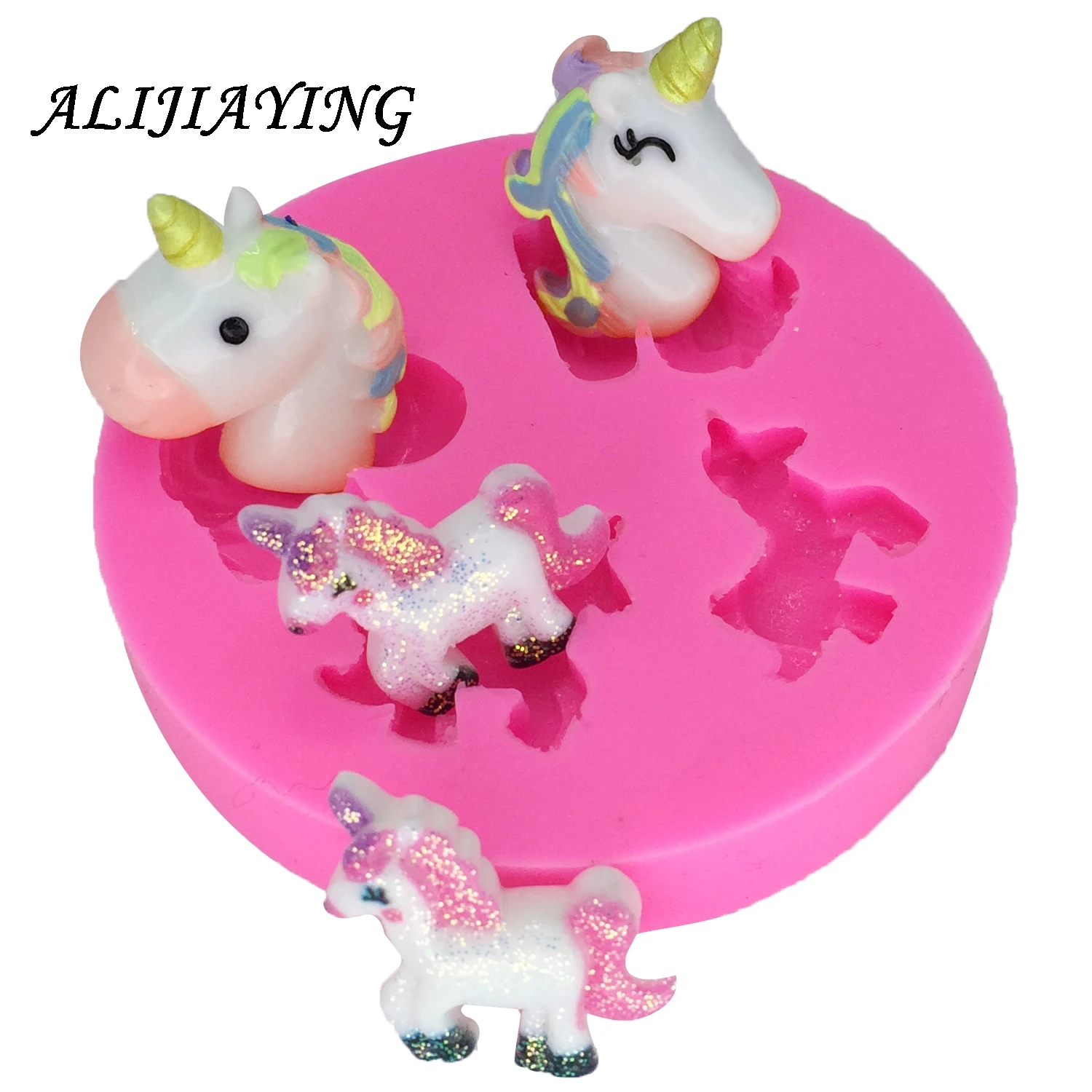 Unicorn horse Silicone Mold chocolate Fondant Cake Decorating Tools Soap Mold dessert decorators moulds DY0006
Unicorn horse Silicone Mold chocolate Fondant Cake Decorating Tools Soap Mold dessert decorators moulds DY0006