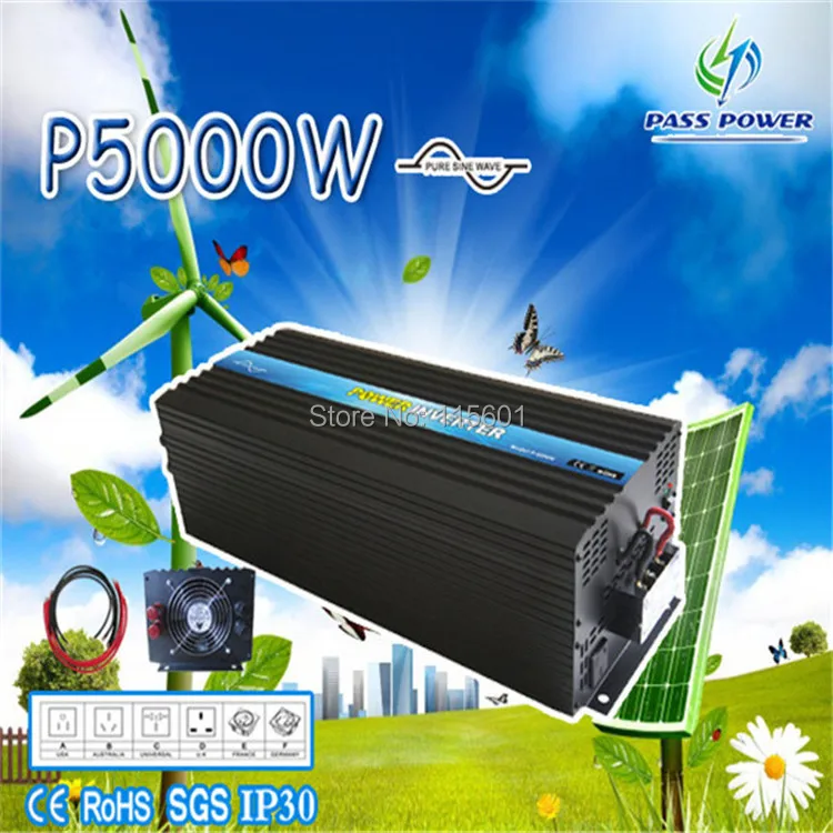 CE&RoHS Approved,DC48V to AC 220V 230V 240V 5000w Pure Sine Wave Inverter with wireless remote
CE&RoHS Approved,DC48V to AC 220V 230V 240V 5000w Pure Sine Wave Inverter with wireless remote