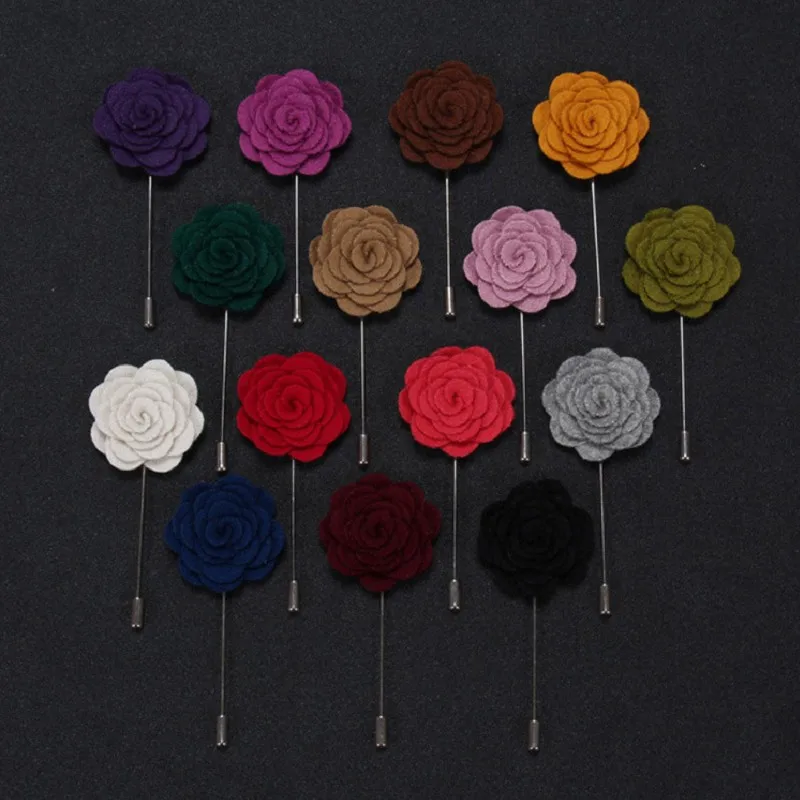 men's brooches pins Handmade Wedding Pin Felt Flower Lapel Pin / Boutonniere Stick Pin fashion jewelry Garment Accessories
men's brooches pins Handmade Wedding Pin Felt Flower Lapel Pin / Boutonniere Stick Pin fashion jewelry Garment Accessories