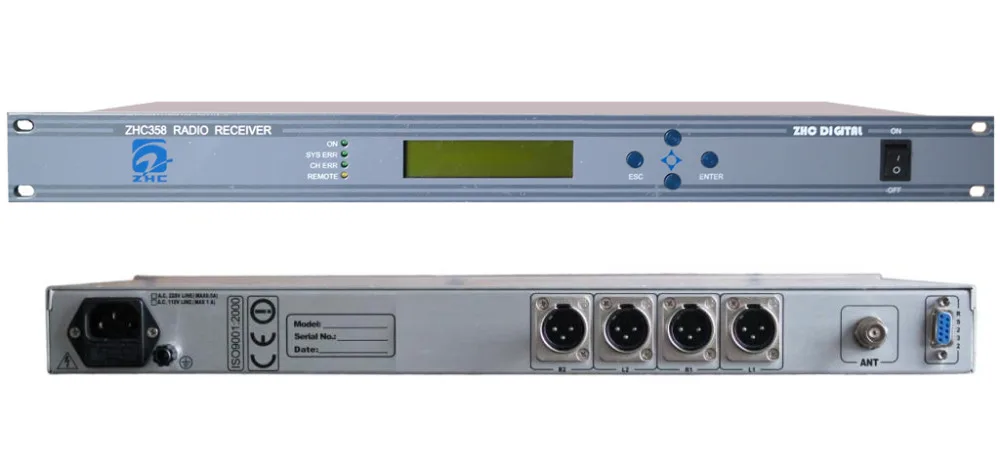 ZHC358 Professional FM Radio Demodulator Digital Tuner professional FM receiver
ZHC358 Professional FM Radio Demodulator Digital Tuner professional FM receiver