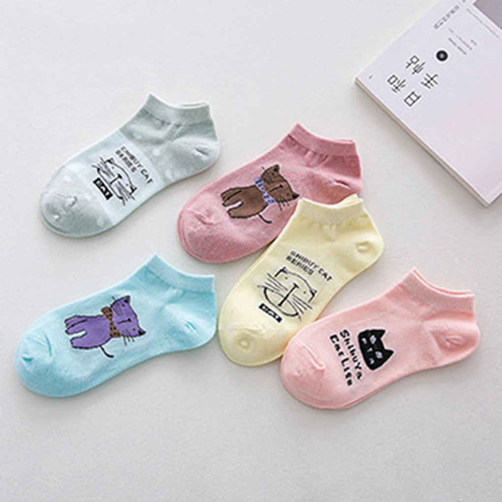 Hot 1 pair Autumn New sock Women's Cat Printed Low Cut Ankle Length Socks Cartoon Cotton Short Socks
Hot 1 pair Autumn New sock Women's Cat Printed Low Cut Ankle Length Socks Cartoon Cotton Short Socks