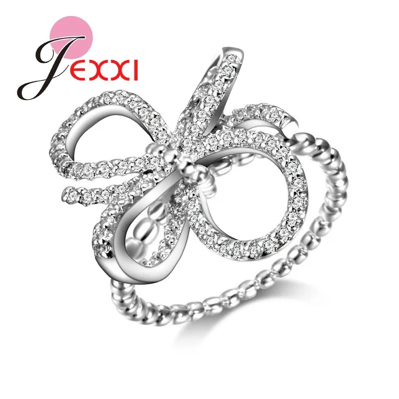 JEXXI Pretty Butterfly Design Women Rings With Full Shiny White Cubic Zirconia 925 Sterling Silver Fashion Jewelry Wholesale
JEXXI Pretty Butterfly Design Women Rings With Full Shiny White Cubic Zirconia 925 Sterling Silver Fashion Jewelry Wholesale