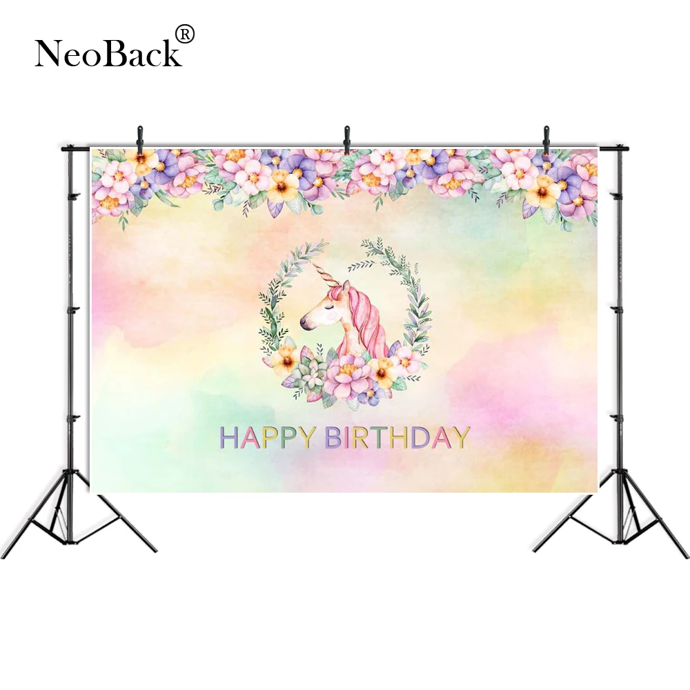 NeoBack Photography Backdrops Unicorn Background Customized Children Birthday Party Stage curtain Backdrops Photography Studio
NeoBack Photography Backdrops Unicorn Background Customized Children Birthday Party Stage curtain Backdrops Photography Studio