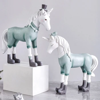 New Nordic Unicorn Resin Decoration Home Room TV Cabinet Furnishings Children's Room Simple Modern Murals Decorations Furnishing
New Nordic Unicorn Resin Decoration Home Room TV Cabinet Furnishings Children's Room Simple Modern Murals Decorations Furnishing