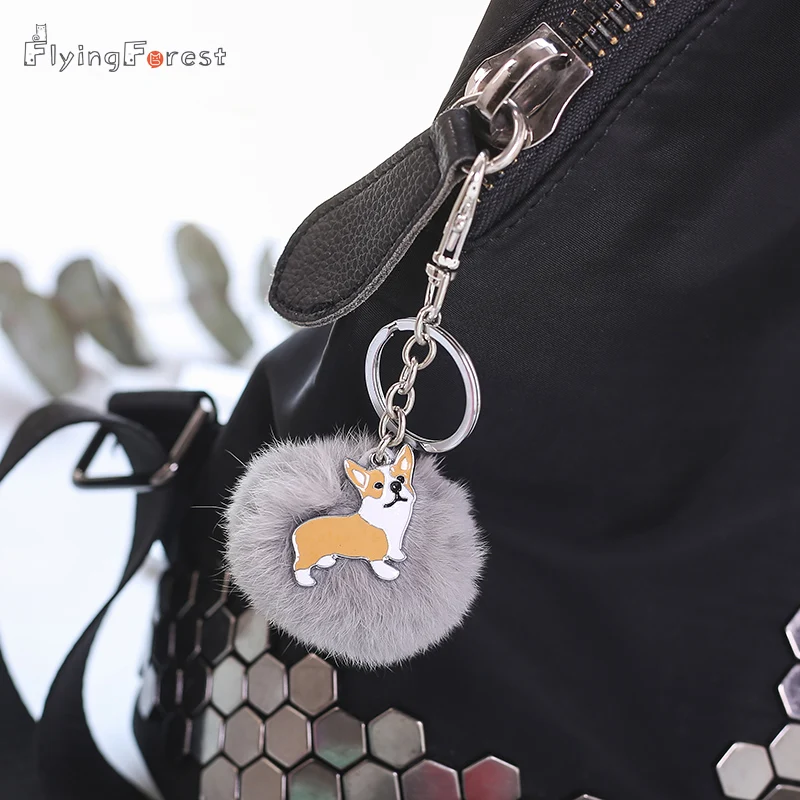 Welsh Corgi Pembroke Keychain Pendant Rabbit Plush Fur Key Chian with Lovely Dog For the Dog Lover with High Quality
Welsh Corgi Pembroke Keychain Pendant Rabbit Plush Fur Key Chian with Lovely Dog For the Dog Lover with High Quality