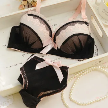 French Romantic Brand Lace Bra Sets Sexy Women Underwear Set Push Up B Bra and Panty Set seamless lingerie set
French Romantic Brand Lace Bra Sets Sexy Women Underwear Set Push Up B Bra and Panty Set seamless lingerie set