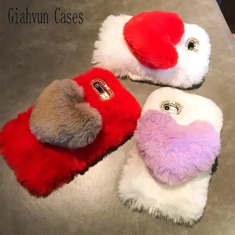 Sweet heart bling Warm Soft comfort Fake fur Rabbit's hair For iPhone X 7 7plus 8 8plus 6 S plus 5 5S SE 4 4S 4G 6 6S phone case
Sweet heart bling Warm Soft comfort Fake fur Rabbit's hair For iPhone X 7 7plus 8 8plus 6 S plus 5 5S SE 4 4S 4G 6 6S phone case