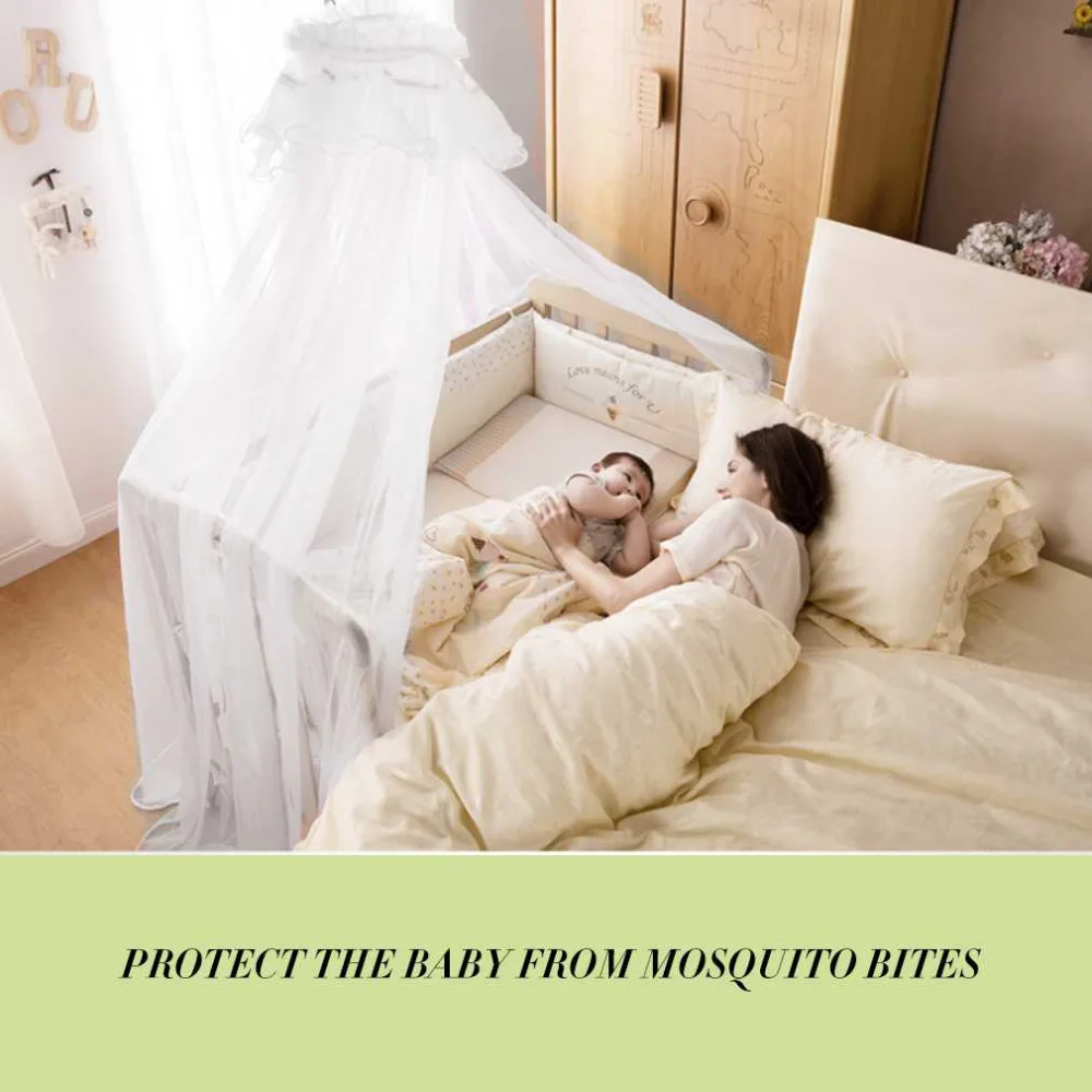 Home Use Baby Bedding Crib Mosquito Net Round Toddler Baby Safe Bedding Netting Mosquito Mesh Hung Dome Curtain Net
Home Use Baby Bedding Crib Mosquito Net Round Toddler Baby Safe Bedding Netting Mosquito Mesh Hung Dome Curtain Net