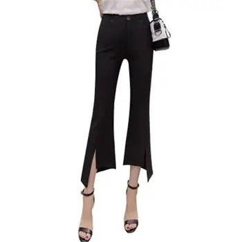 2019 Summer Fashion Women Vintage High Elastic Casual Party Flare Pants Female Sexy Split OL Irregular Wide Leg Trousers Z194
2019 Summer Fashion Women Vintage High Elastic Casual Party Flare Pants Female Sexy Split OL Irregular Wide Leg Trousers Z194