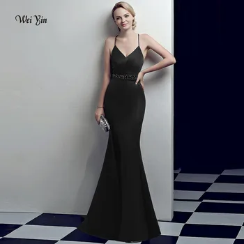 weiyin Sexy Prom Dresses 2020 Long Girl Satin Spaghetti Strap Party Dresses Long Open Back Evening Dresses Real Sample WY1000 
weiyin Sexy Prom Dresses 2020 Long Girl Satin Spaghetti Strap Party Dresses Long Open Back Evening Dresses Real Sample WY1000