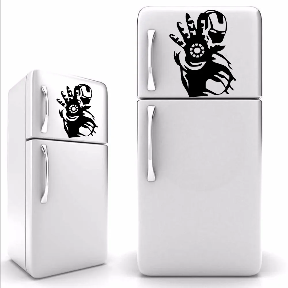 Ironman fridge sticker black vinyl - wall decor/ kitchen sticker / kids stickers / funny sticker/icebox decals/refrigerator J945
Ironman fridge sticker black vinyl - wall decor/ kitchen sticker / kids stickers / funny sticker/icebox decals/refrigerator J945