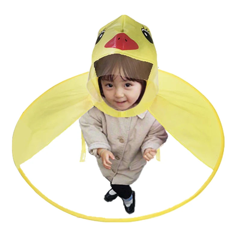 Creative Poncho Children's Raincoat UFO Rain Coat Cover Funny Baby Outdoor Play Supplies For Primary boy Rain Hat Transparent
Creative Poncho Children's Raincoat UFO Rain Coat Cover Funny Baby Outdoor Play Supplies For Primary boy Rain Hat Transparent