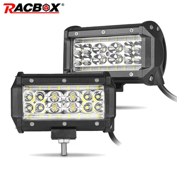 Racbox 5 inch quad row 80W LED Work Light 6000K White Combo beam Off Road Driving Light 4x4 Truck Motorcycle SUV UTV ATV 12V 24V
Racbox 5 inch quad row 80W LED Work Light 6000K White Combo beam Off Road Driving Light 4x4 Truck Motorcycle SUV UTV ATV 12V 24V