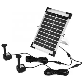 5W Double Pump Brush-less Aquarium Fountain Pond Solar Submersible Water Pump Micro Submersible and Amphibious Solar Water Pump
5W Double Pump Brush-less Aquarium Fountain Pond Solar Submersible Water Pump Micro Submersible and Amphibious Solar Water Pump