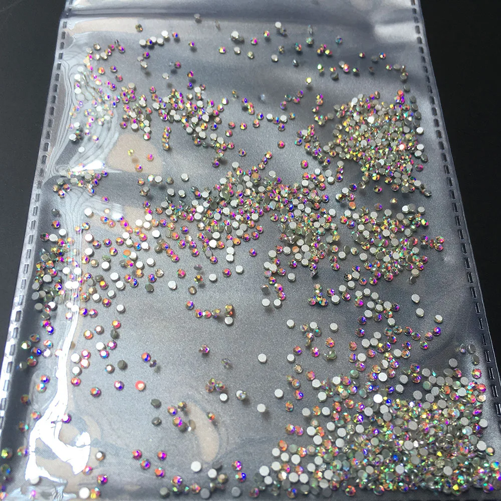 SS3 1440pcs Crystal AB Color Super Shiny Nail Art Rhinestones 1.3mm Flat Back Non Hotfix Strass Stone 3D Nail Decoration DIY Gem
SS3 1440pcs Crystal AB Color Super Shiny Nail Art Rhinestones 1.3mm Flat Back Non Hotfix Strass Stone 3D Nail Decoration DIY Gem