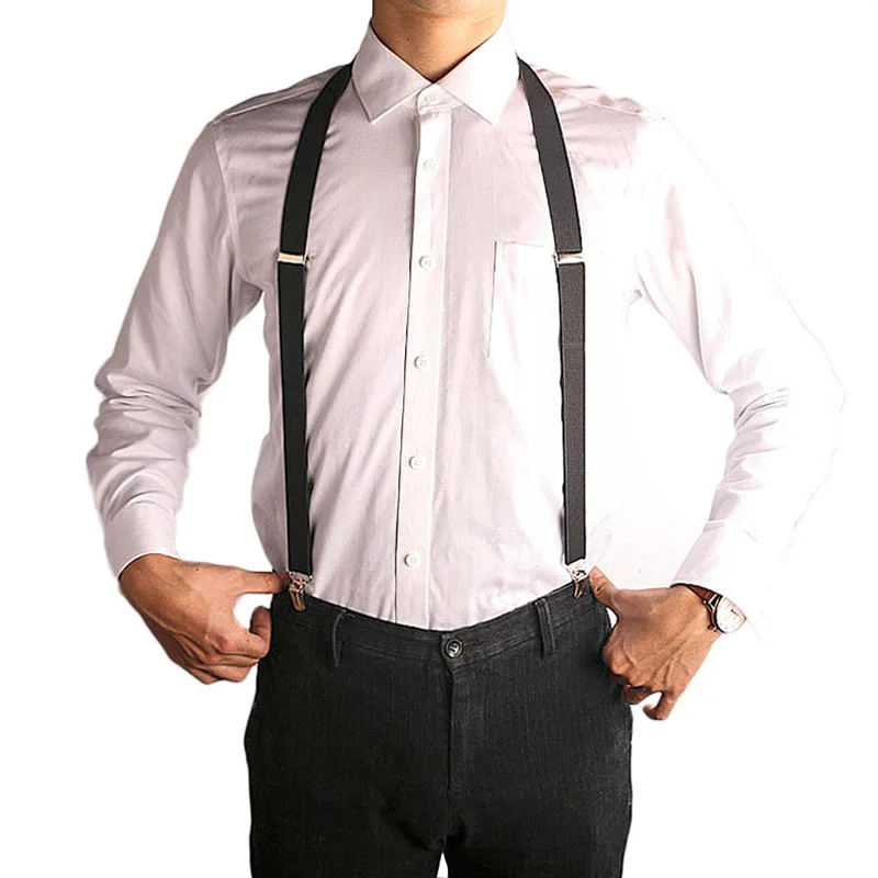 Fashion Elastic Suspender Y-Back Black Women Mens Students DIY Pants Accessories Clip-on Braces Suspenders Jeans Trousers
Fashion Elastic Suspender Y-Back Black Women Mens Students DIY Pants Accessories Clip-on Braces Suspenders Jeans Trousers