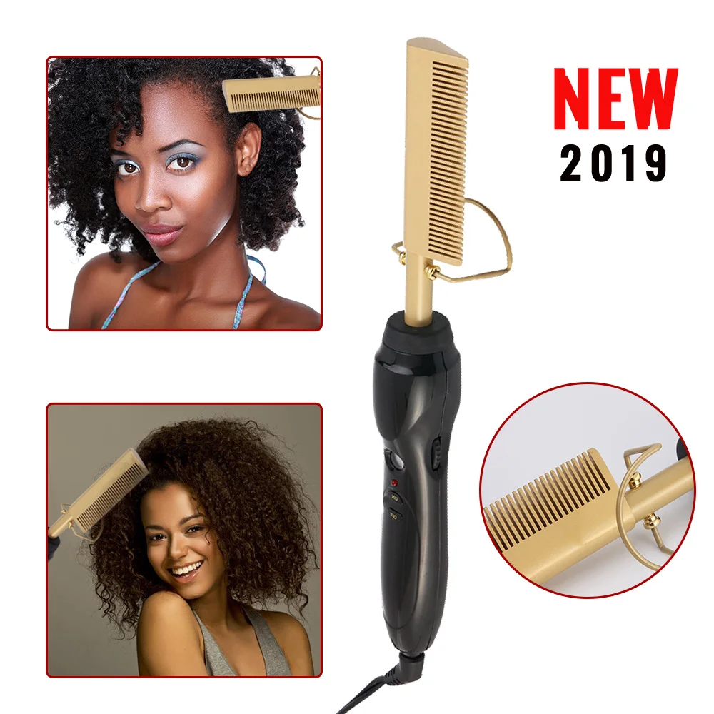 Electric Comb Straightener High Heat Press Comb Hot Straightening Electric Comb Environmentally Titanium Alloy Hair Care
Electric Comb Straightener High Heat Press Comb Hot Straightening Electric Comb Environmentally Titanium Alloy Hair Care