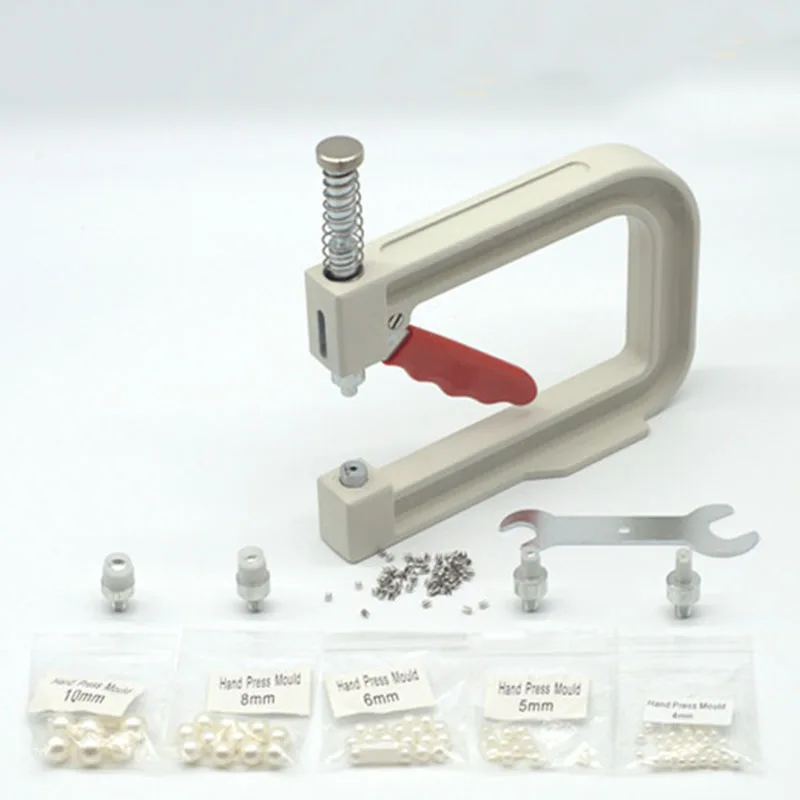 Pearl DIY Manual Rivet Metal Scarves Jewelry Beading Machine Footwear Leather Molds Crafts Handmade Non-porous
Pearl DIY Manual Rivet Metal Scarves Jewelry Beading Machine Footwear Leather Molds Crafts Handmade Non-porous