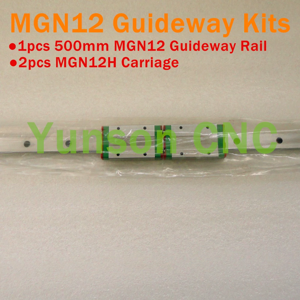 1pcs 500mm MGN12 Linear Motion Guideways Rail and 2pcs MGN12H carriage Slide Unit Block
1pcs 500mm MGN12 Linear Motion Guideways Rail and 2pcs MGN12H carriage Slide Unit Block