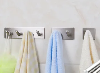 1PC Stainless Steel 3M Self Adhesive Wall Door Hooks Heavy Duty Clothes Hanger Bathroom Kitchen Towel Rustproof Hook OK 0936
1PC Stainless Steel 3M Self Adhesive Wall Door Hooks Heavy Duty Clothes Hanger Bathroom Kitchen Towel Rustproof Hook OK 0936
