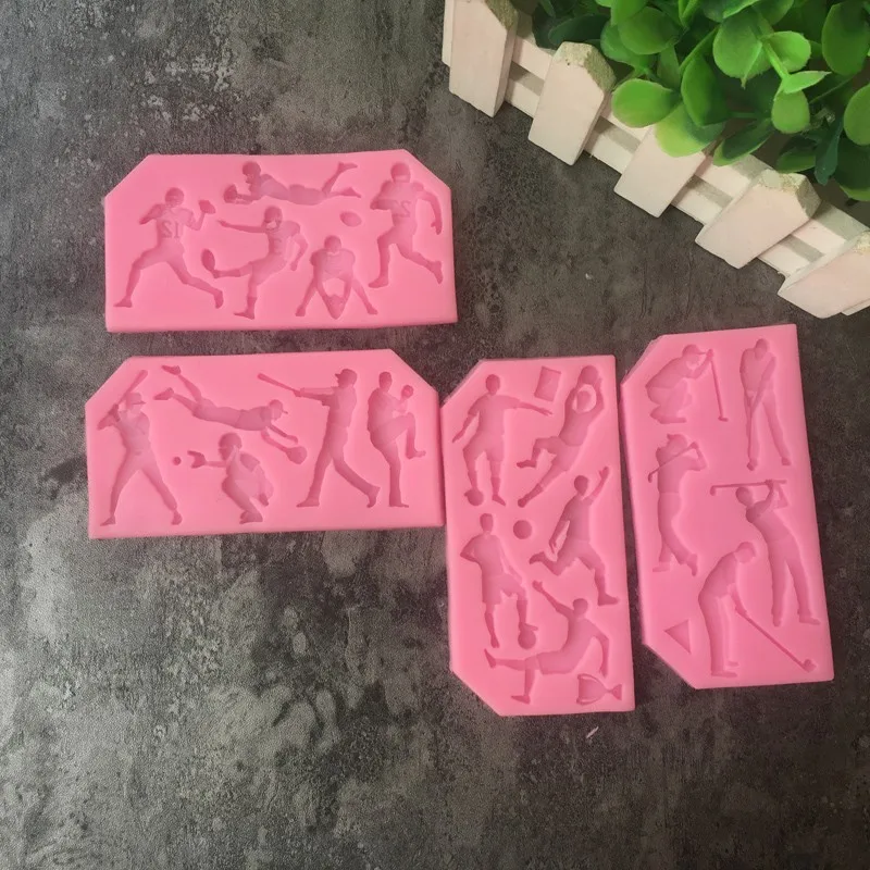 Fondant Cake Silicone Mold Decorative Ball Sports Games Themed Mold DIY Chocolate Baking Tools For Cake Decorating
Fondant Cake Silicone Mold Decorative Ball Sports Games Themed Mold DIY Chocolate Baking Tools For Cake Decorating