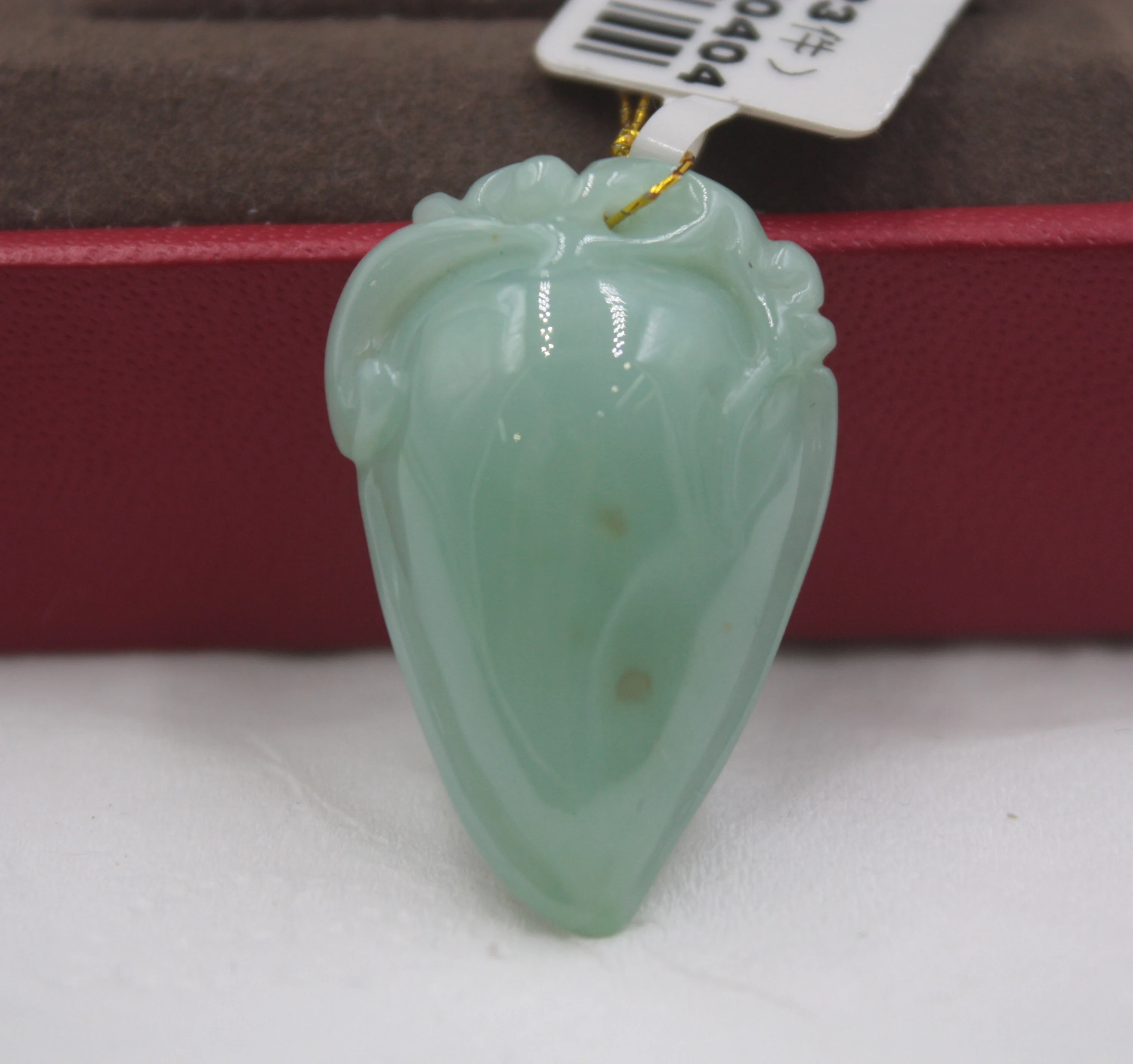 Natural Jadeite Real Pendant Jade Women Man's Green Charm Peach Luck 29*19*10mm
Natural Jadeite Real Pendant Jade Women Man's Green Charm Peach Luck 29*19*10mm