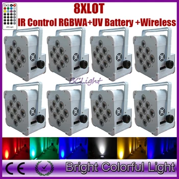 8PCS Wedding Backdrop Uplight Battery Powered Wireless DMX Infrared Remote Control 9*18W Battery wireless Flat led par up lights
8PCS Wedding Backdrop Uplight Battery Powered Wireless DMX Infrared Remote Control 9*18W Battery wireless Flat led par up lights