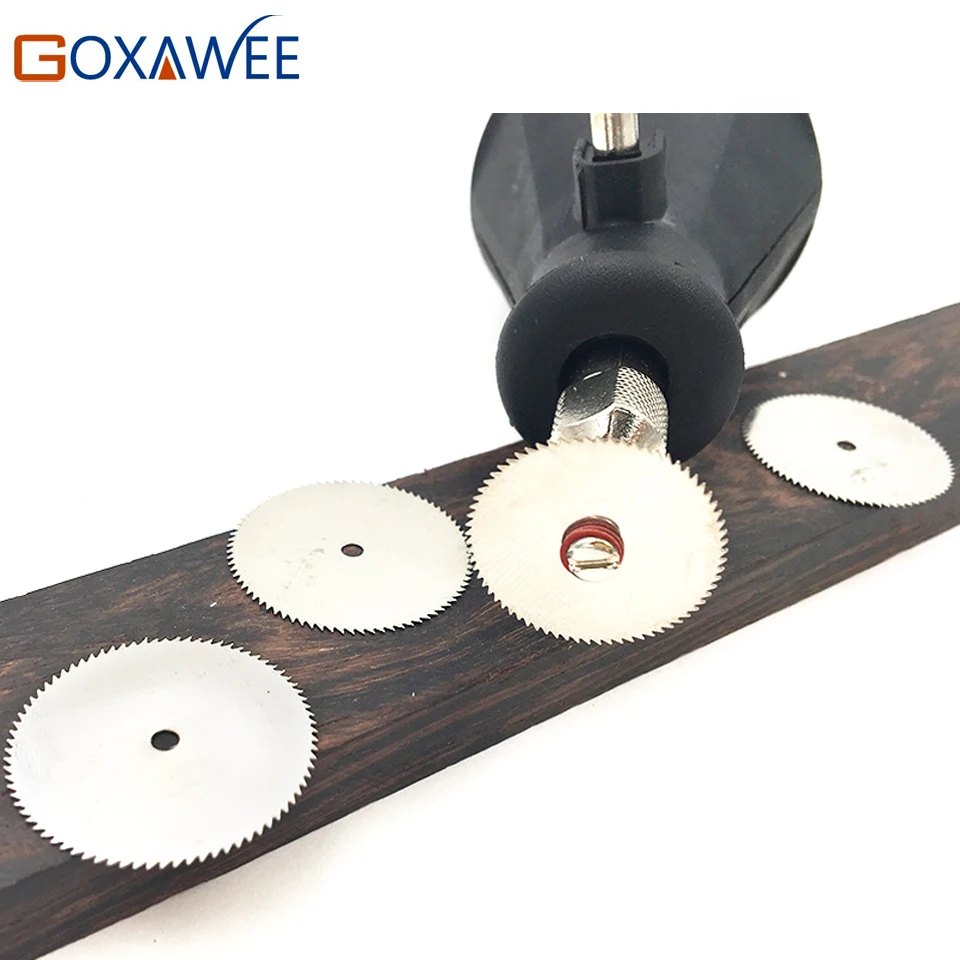GOXAWEE 10pcs Abrasive Tools Circular Saw Blade Cutting Tool Woodworking Plastic Steel Cutting Disc for Dremel Accessories
GOXAWEE 10pcs Abrasive Tools Circular Saw Blade Cutting Tool Woodworking Plastic Steel Cutting Disc for Dremel Accessories