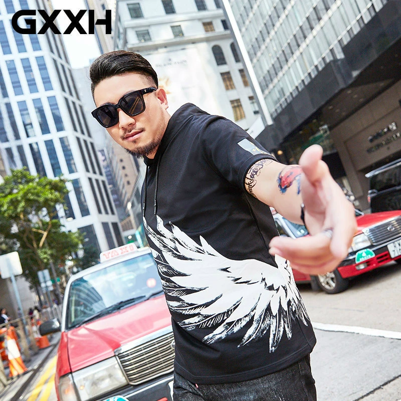 XXL-7XL Men Tshirt GXXH Oversized Men Store Brand Big Size Men Hooded Short Sleeve T-shirt Fat Guy Top Wings Print Shirt Cotton
XXL-7XL Men Tshirt GXXH Oversized Men Store Brand Big Size Men Hooded Short Sleeve T-shirt Fat Guy Top Wings Print Shirt Cotton