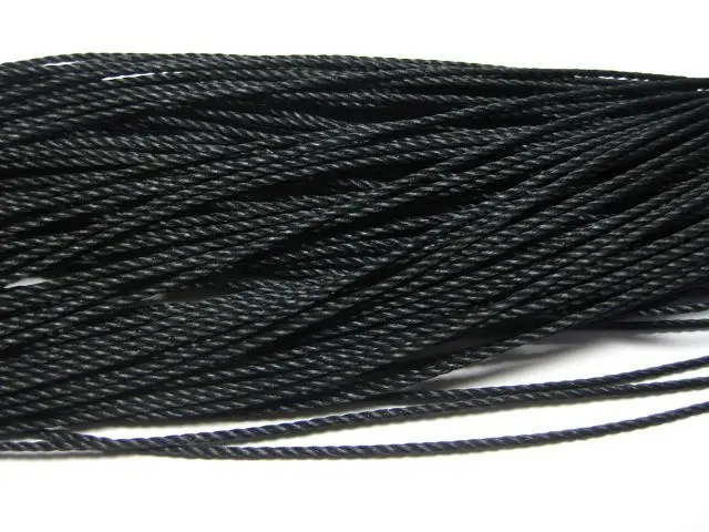 50 Meters Black Cord String Thread Line 1mm Waxed Polyester Twisted decorative accessories
50 Meters Black Cord String Thread Line 1mm Waxed Polyester Twisted decorative accessories