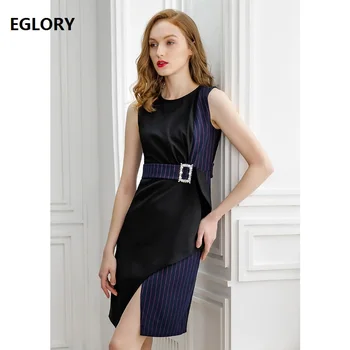 2019 Spring Fashion Cocktail Party Sexy Dress Women O-Neck Striped Print Patchwork Diamond Beading Split Pencil Dress Clubwear
2019 Spring Fashion Cocktail Party Sexy Dress Women O-Neck Striped Print Patchwork Diamond Beading Split Pencil Dress Clubwear
