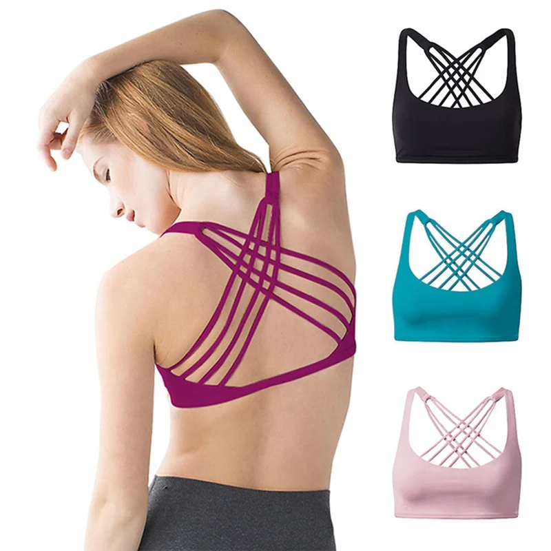 CALOFE Woman Sports Bras Gym Brassiere Sports Bra Cross Tops Push Up Wear Padded 2018 Shake Bras
CALOFE Woman Sports Bras Gym Brassiere Sports Bra Cross Tops Push Up Wear Padded 2018 Shake Bras