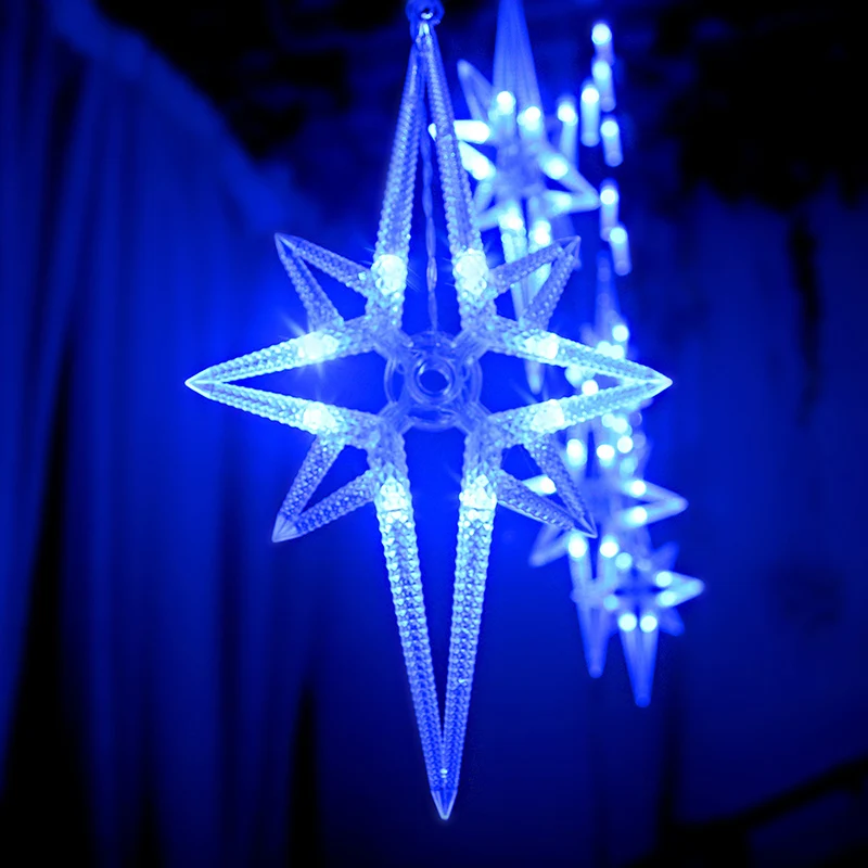 12*3M*1M 138 LED Lights AC 220V Romantic Fairy Star LED Curtain String Lighting For Holiday Wedding Christmas Party Decoration
12*3M*1M 138 LED Lights AC 220V Romantic Fairy Star LED Curtain String Lighting For Holiday Wedding Christmas Party Decoration