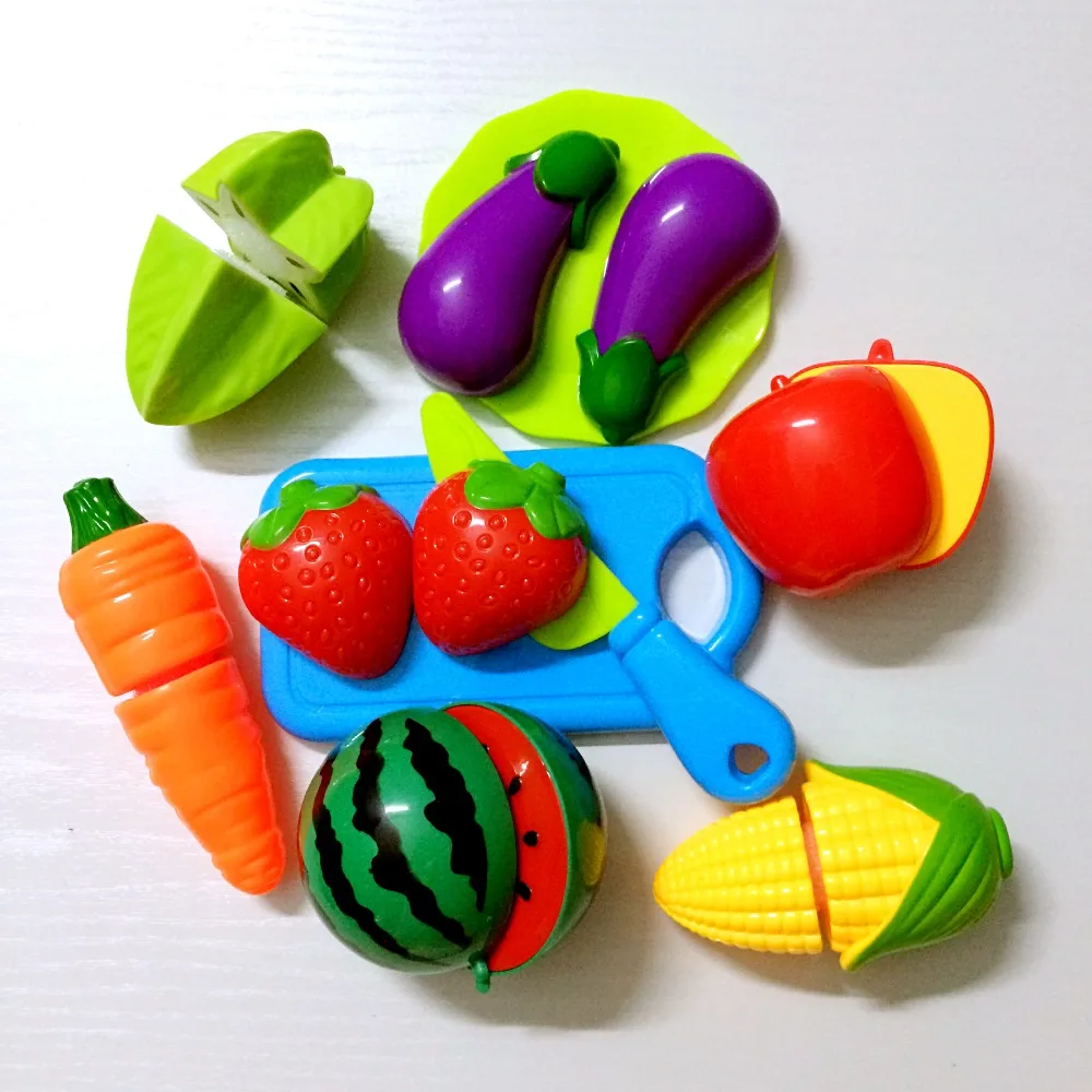 10 pcs/Set Plastic Kitchen Food Fruit Vegetable Cutting Kids Pretend Play Educational Toy Cook Safety Hot Sale Free shipping
10 pcs/Set Plastic Kitchen Food Fruit Vegetable Cutting Kids Pretend Play Educational Toy Cook Safety Hot Sale Free shipping
