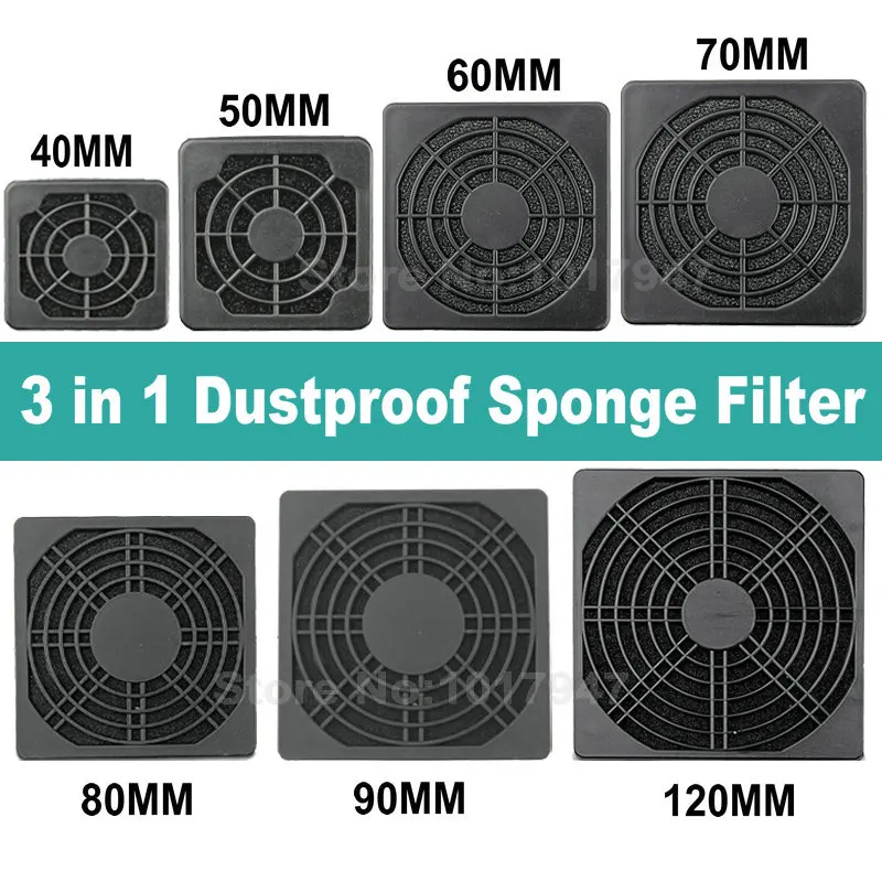 Gdstime PC Dust Cover Case 3 in 1 Fan Dustproof Sponge Filter Mesh 40mm 50mm 60mm 70mm 80mm 90mm 120mm optional
Gdstime PC Dust Cover Case 3 in 1 Fan Dustproof Sponge Filter Mesh 40mm 50mm 60mm 70mm 80mm 90mm 120mm optional