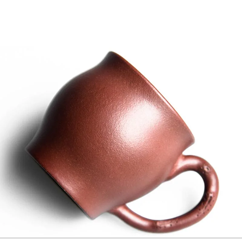 100ML Yixing Purple Clay Mini Handgrip Teacup Office Kung Fu Tea Set Drinkware Raw Ore Zisha Vintage Oolong Puer Tea Cups Gifts
100ML Yixing Purple Clay Mini Handgrip Teacup Office Kung Fu Tea Set Drinkware Raw Ore Zisha Vintage Oolong Puer Tea Cups Gifts