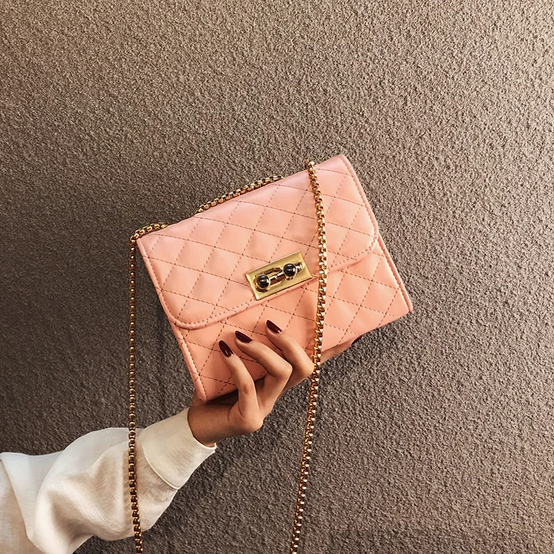 2018 Ladies Hand Bags Women Messenger Shoulder Crossbody Handbag Diamond Lattice Vegan Faux PU Leather Chain Bags Purse
2018 Ladies Hand Bags Women Messenger Shoulder Crossbody Handbag Diamond Lattice Vegan Faux PU Leather Chain Bags Purse