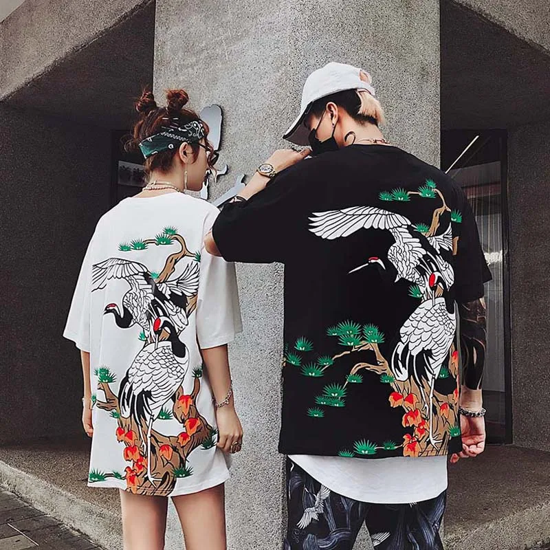 April MOMO 2019 Japanese Flying Crane Printed Short Sleeve T Shirts Mens Harajuku Style Hawaiian tee Male Casual T Shirts
April MOMO 2019 Japanese Flying Crane Printed Short Sleeve T Shirts Mens Harajuku Style Hawaiian tee Male Casual T Shirts