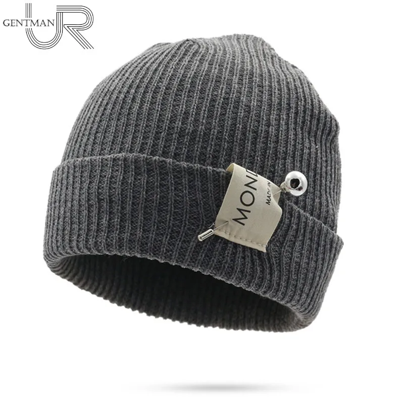 New Winter Hats For Women Mon Pearl Brooch Knitted Hat Warm Beanie