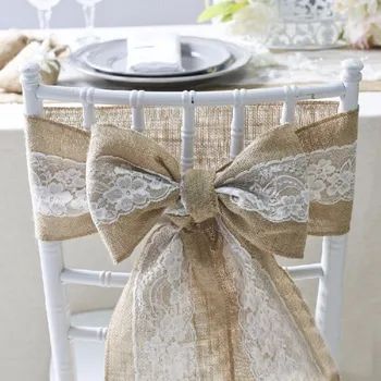 15*240cm Naturally Elegant Burlap Lace Chair Sashes Jute Chair Tie Bow For Rustic Wedding Party Event Decoration
15*240cm Naturally Elegant Burlap Lace Chair Sashes Jute Chair Tie Bow For Rustic Wedding Party Event Decoration