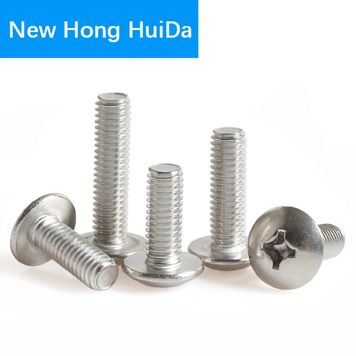 Phillips Large Truss Head Machine Screw Cross Recessed Big Thread Metric Bolt 304 Stainless Steel M2
Phillips Large Truss Head Machine Screw Cross Recessed Big Thread Metric Bolt 304 Stainless Steel M2