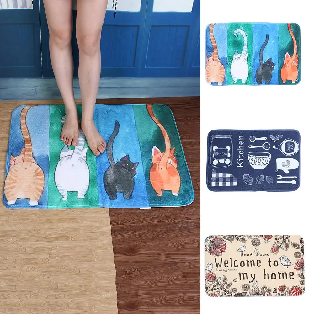 Lovely Cat Tableware Letters Anti-slip Doormat Rug Carpet Mat Home Floor Decor Hot
Lovely Cat Tableware Letters Anti-slip Doormat Rug Carpet Mat Home Floor Decor Hot