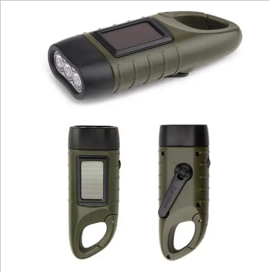 Solar Engergy charging and Manual Electricity Generation flashlight,Patrolling, daily carrying, camping, hiking,free shipping
Solar Engergy charging and Manual Electricity Generation flashlight,Patrolling, daily carrying, camping, hiking,free shipping