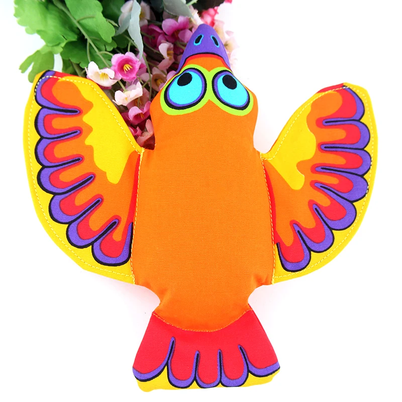 America Brand Safe nontoxic pet cat toys cute dog toys strong canvas bite resistant cute big orange bird Toys For Dogs
America Brand Safe nontoxic pet cat toys cute dog toys strong canvas bite resistant cute big orange bird Toys For Dogs