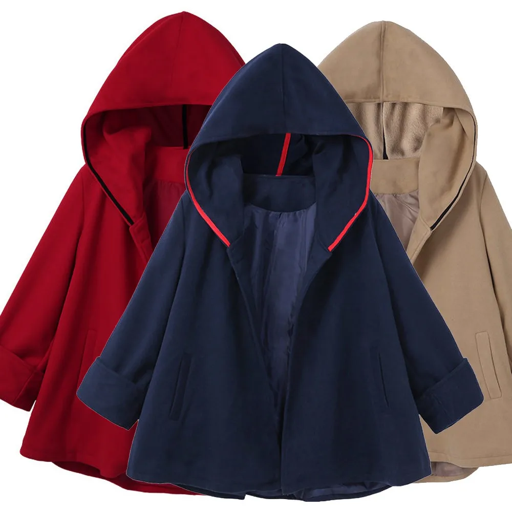 Women's winter casual style new woolen windbreaker hooded jacket reason pocket casual hooded shirt solid coat warm
Women's winter casual style new woolen windbreaker hooded jacket reason pocket casual hooded shirt solid coat warm