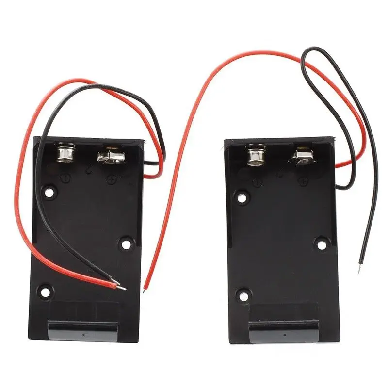9V Wired Battery Holder Box 1 Slots Power Battery Storage Case Box Holder Leads with Cover On-Off Switch
9V Wired Battery Holder Box 1 Slots Power Battery Storage Case Box Holder Leads with Cover On-Off Switch