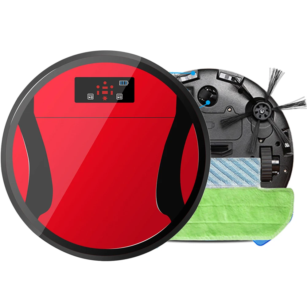 Remote Control Robot Vacuum Cleaner Wireless Robot Cleaner Intelligent Robotic Vacuum Cleaner Machine for Home Auto-charge
Remote Control Robot Vacuum Cleaner Wireless Robot Cleaner Intelligent Robotic Vacuum Cleaner Machine for Home Auto-charge