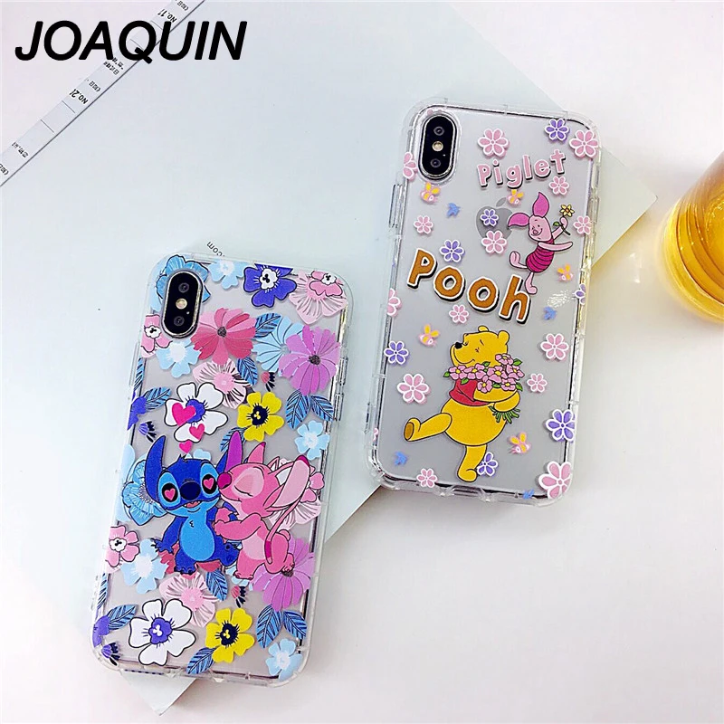 Cartoon Cute Winnie Pooh Bear Stitch Phone Coque For Apple iPhone 7 8 6 6s Plus Case Soft Clear TPU Cover For iPhone XS Max XR X
Cartoon Cute Winnie Pooh Bear Stitch Phone Coque For Apple iPhone 7 8 6 6s Plus Case Soft Clear TPU Cover For iPhone XS Max XR X