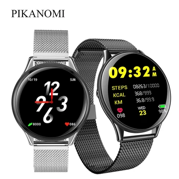 Fashion IP68 Waterproof Smart Watch Alloy Round Bluetooth 4.0 Smart Wrist Watch Heart Rate Monitor Blood Pressure Fitness Watch
Fashion IP68 Waterproof Smart Watch Alloy Round Bluetooth 4.0 Smart Wrist Watch Heart Rate Monitor Blood Pressure Fitness Watch