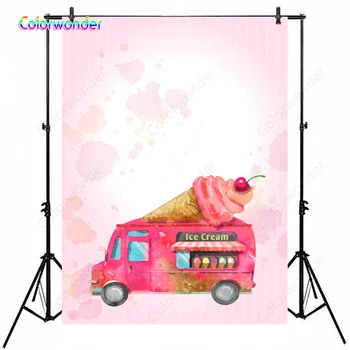 Oil Painting Background for Photography Pink Car with Ice-cream 5x7ft Pink with White Lines Birthday Backdrops for Baby Shower
Oil Painting Background for Photography Pink Car with Ice-cream 5x7ft Pink with White Lines Birthday Backdrops for Baby Shower